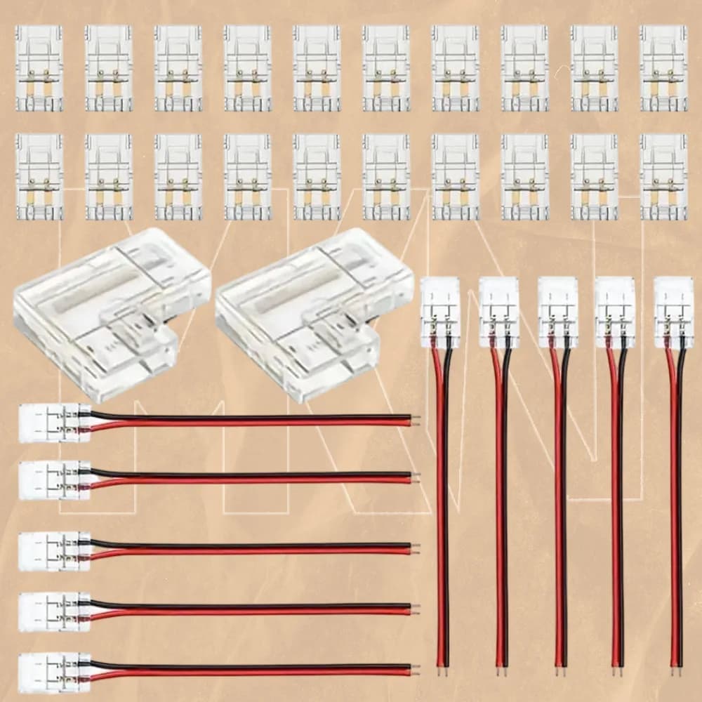 توصيلات شرائط الإنارة LED